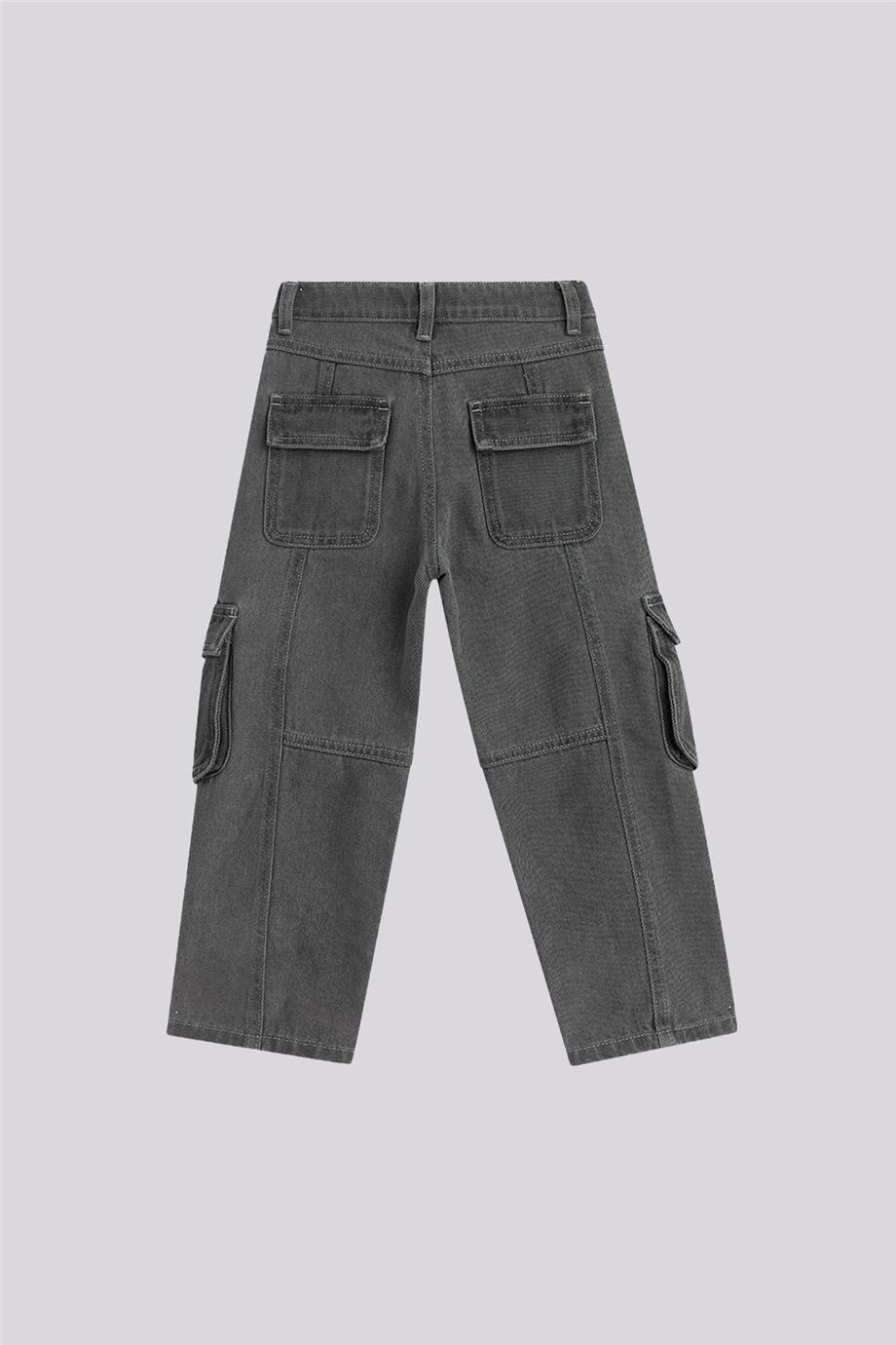NBT Jeans Erkek Çocuk Gri Pantolon görsel 7