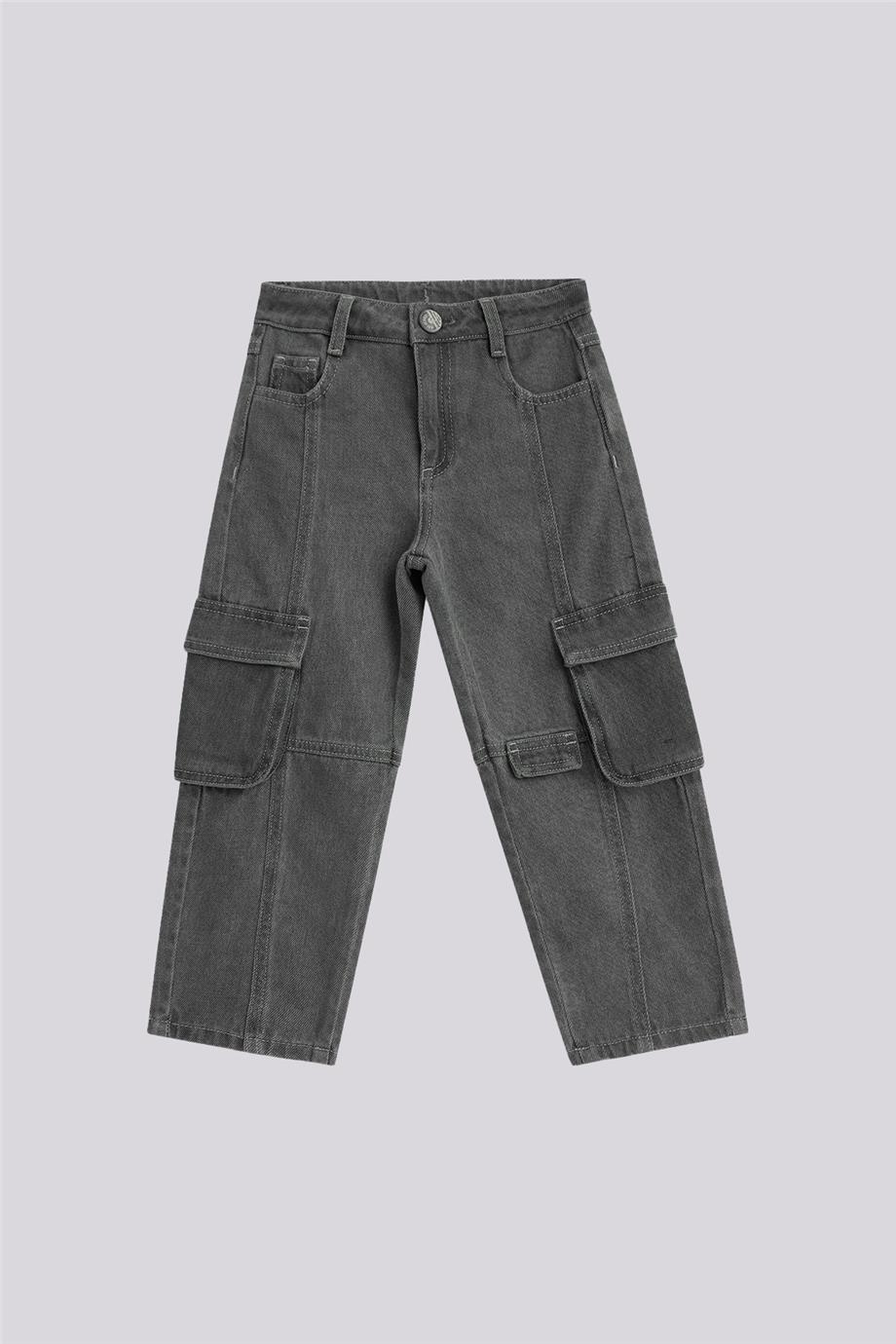 NBT Jeans Erkek Çocuk Gri Pantolon görsel 5