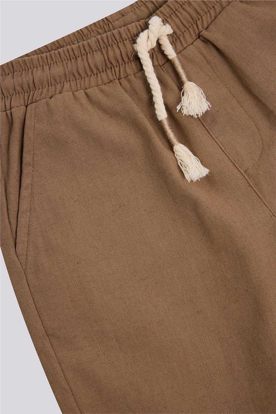 NBT Jeans Erkek Çocuk Kahverengi Şort görsel 7
