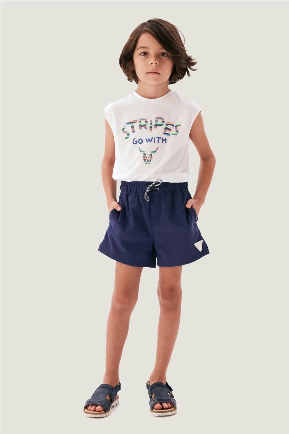 NBT Jeans Erkek Çocuk Lacivert Şort