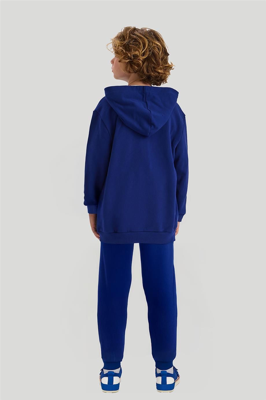 NBT Jeans Erkek Çocuk Saks Eşofman Üstü görsel 4