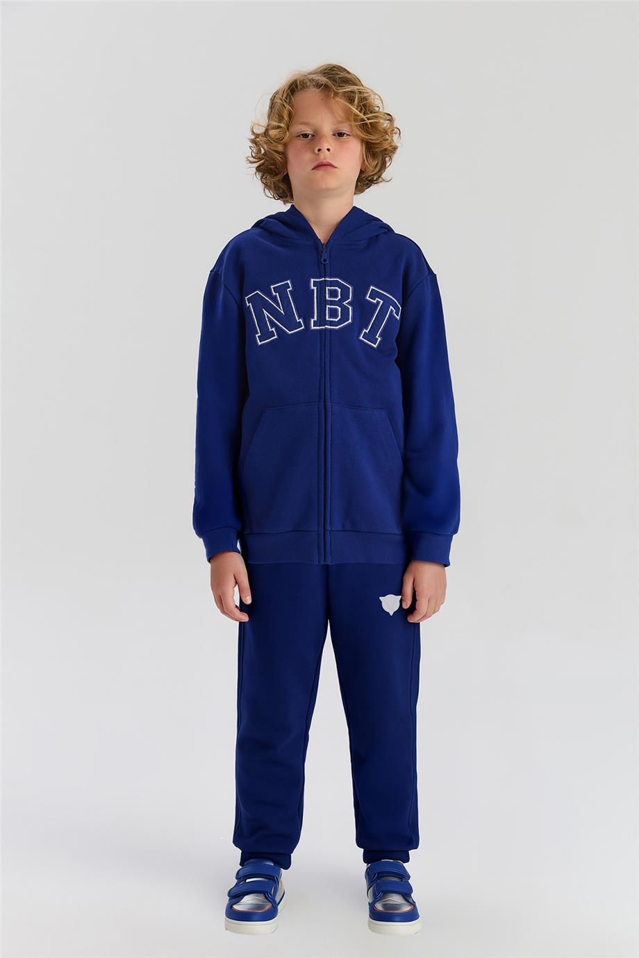 NBT Jeans Erkek Çocuk Saks Eşofman Üstü