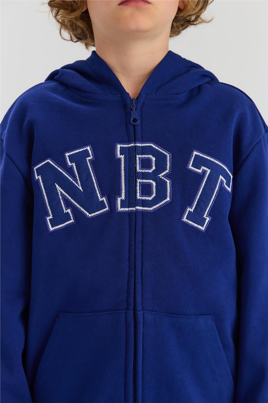 NBT Jeans Erkek Çocuk Saks Eşofman Üstü görsel 3