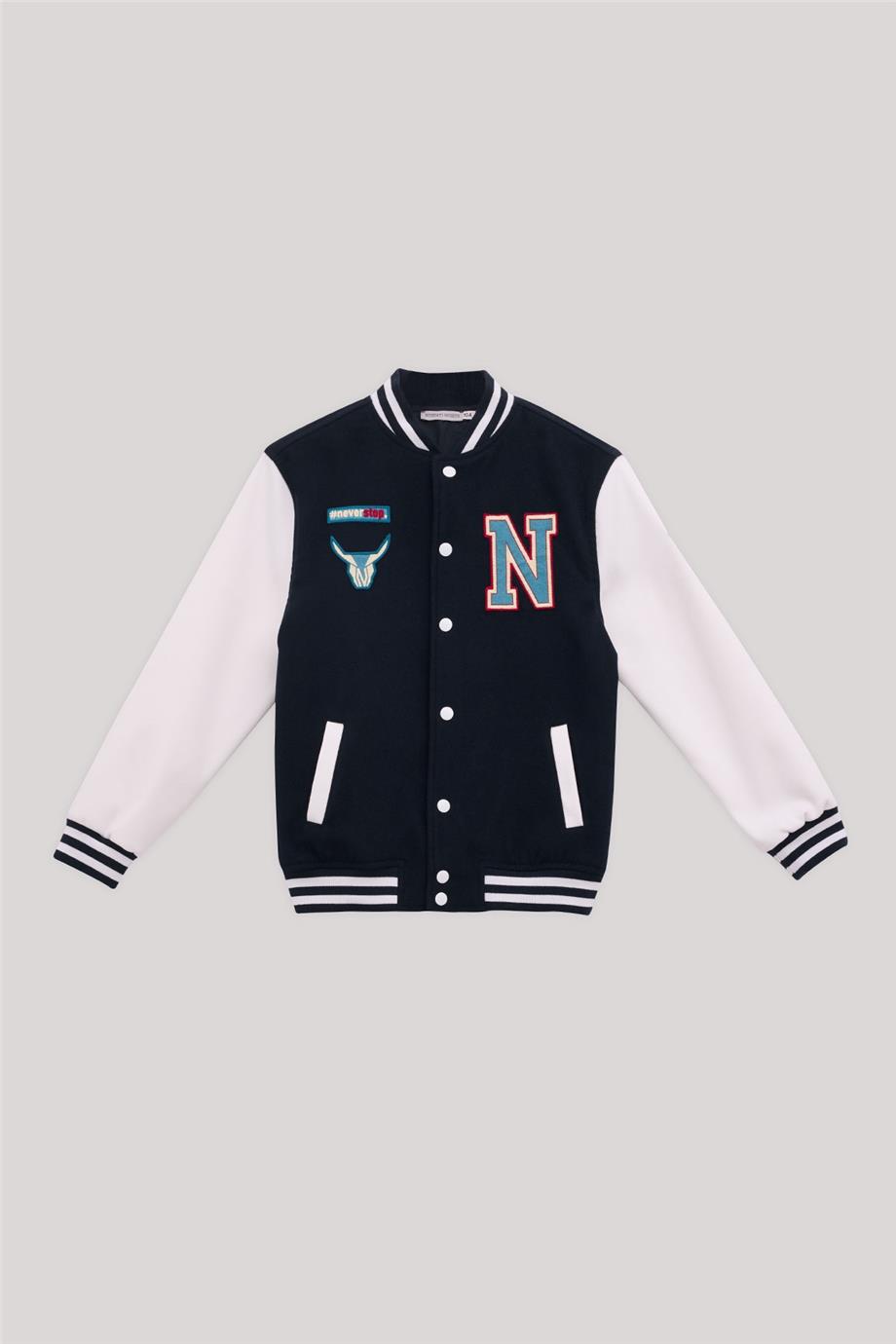 NBT Jeans Erkek Çocuk Saks Mont görsel 5