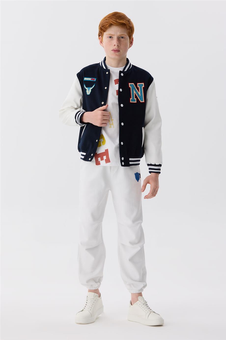 NBT Jeans Erkek Çocuk Saks Mont