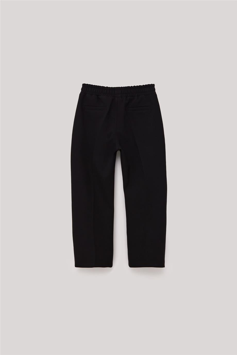 NBT Jeans Erkek Çocuk Nervürlü Siyah Pantolon görsel 2
