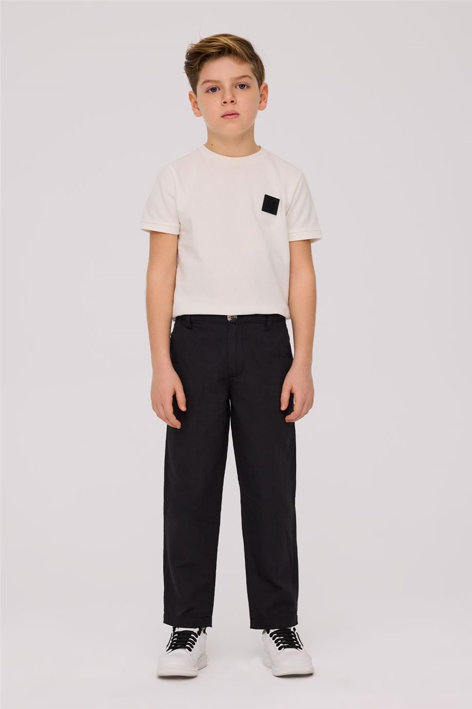 NBT Jeans Erkek Çocuk Siyah Pantolon