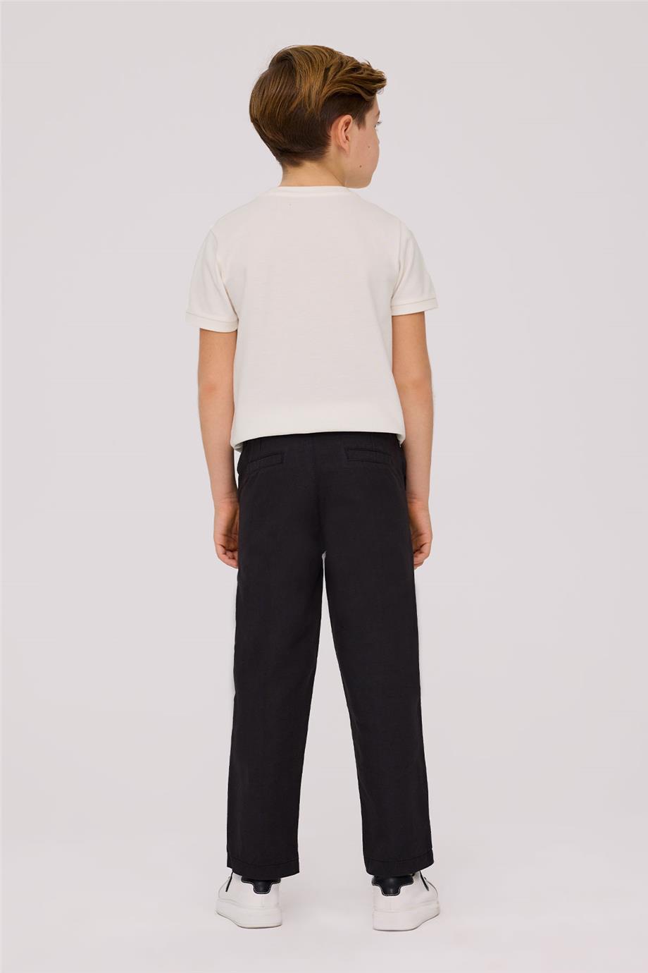 NBT Jeans Erkek Çocuk Siyah Pantolon görsel 4