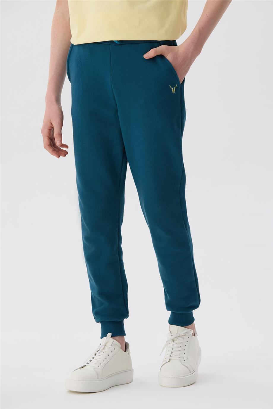 NBT Jeans Erkek Çocuk Yeşil Eşofman Altı görsel 2