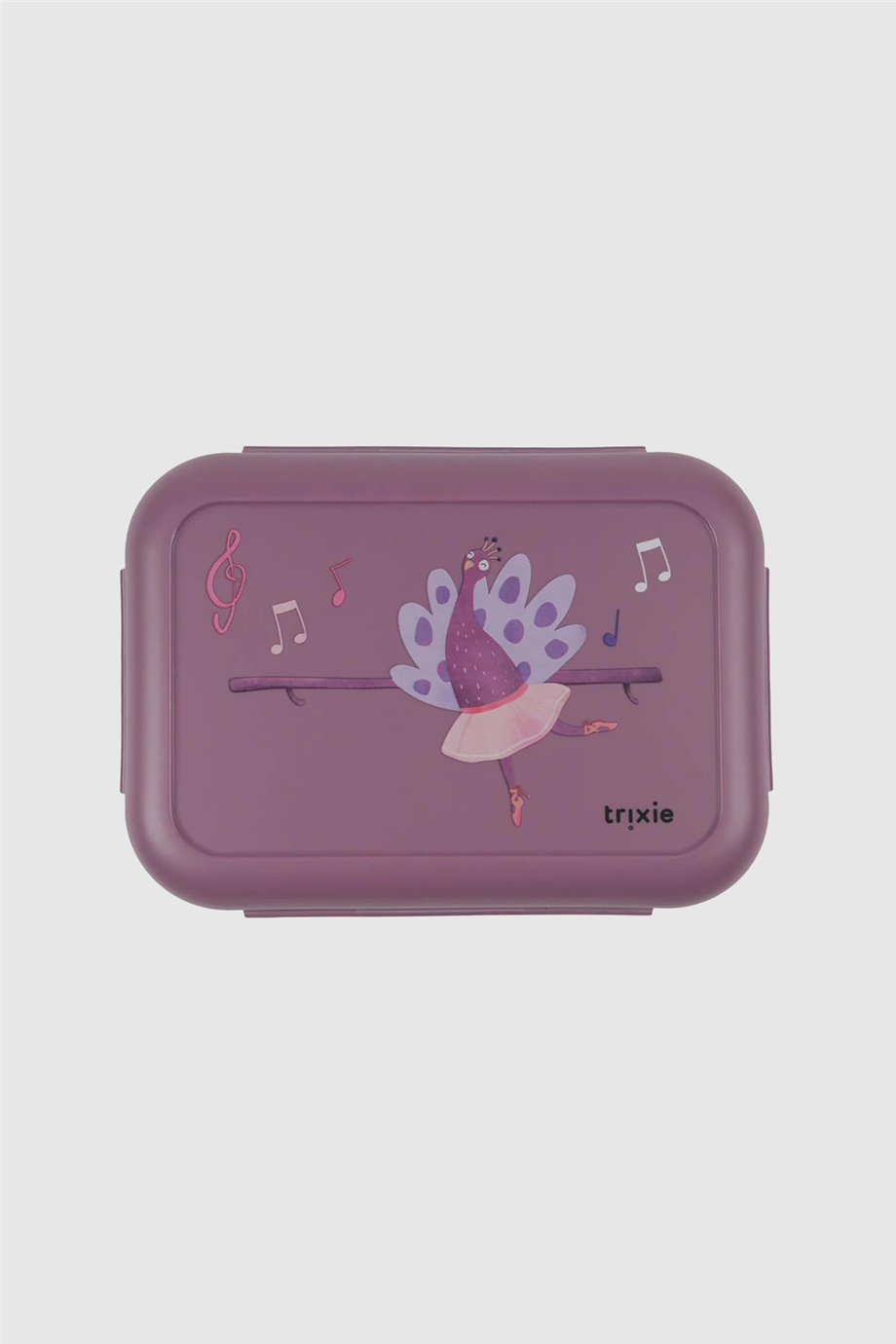 Trixie Lila Kelebek Desenli Bölmeli Beslenme Kutusu