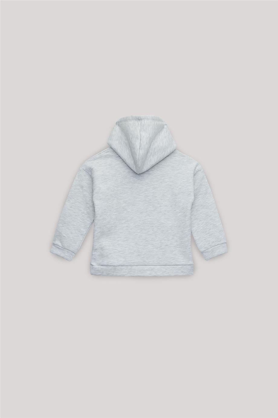 Tyess BSC Kız Çocuk Gri Sweatshirt görsel 2