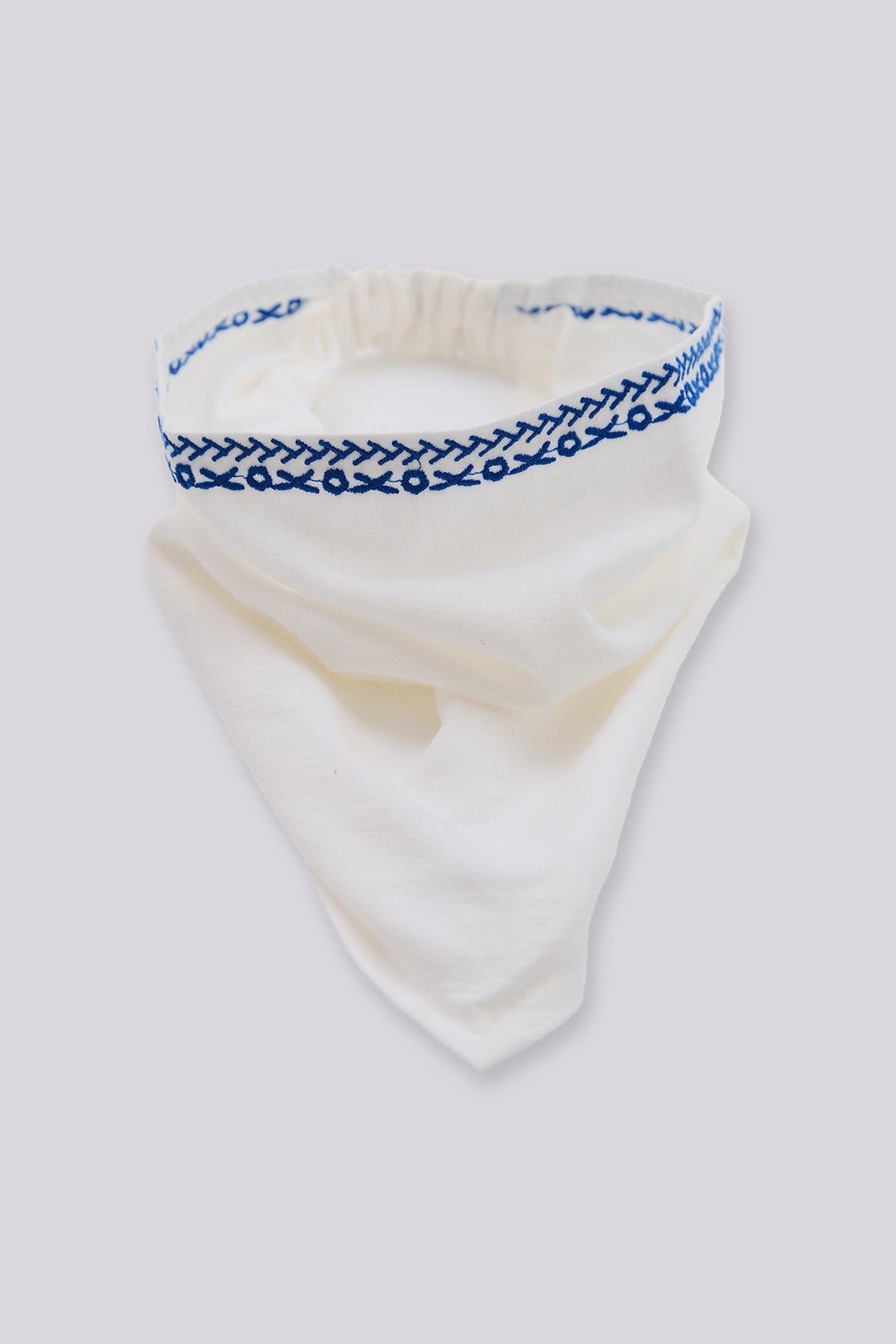 Tyess Kız Çocuk Beyaz Bandana