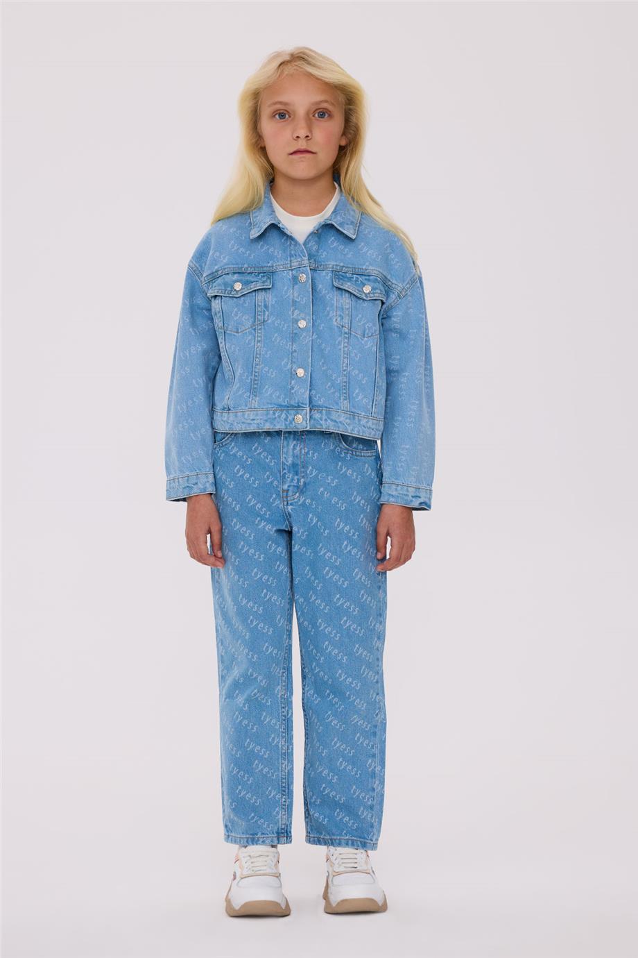 Tyess Kız Çocuk Denim Ceket