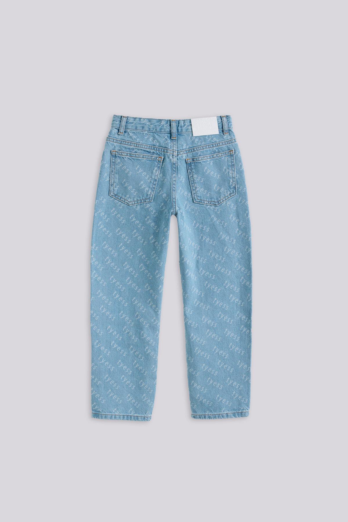Tyess Kız Çocuk Denim Pantolon görsel 6