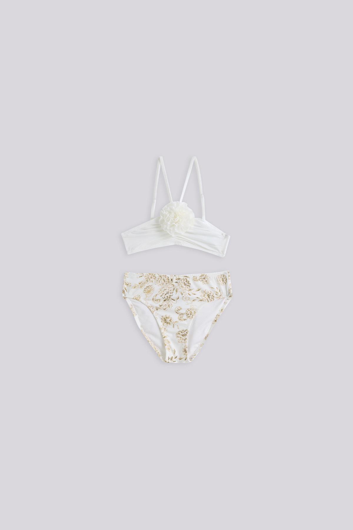 Tyess Kız Çocuk Desenli Bikini