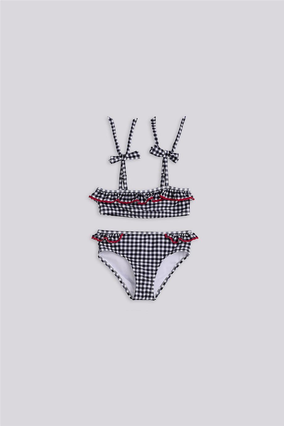 Tyess Kız Çocuk Desenli Bikini