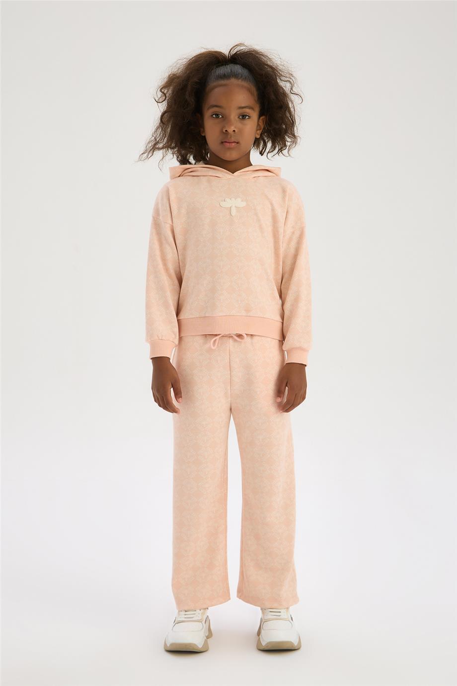 Tyess Kız Çocuk Desenli Sweatshirt