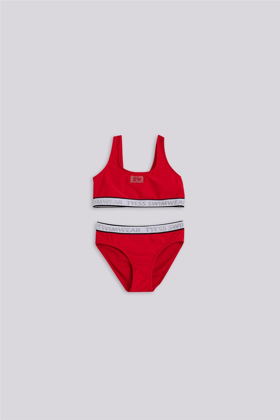 Tyess Kız Çocuk Kırmızı Bikini