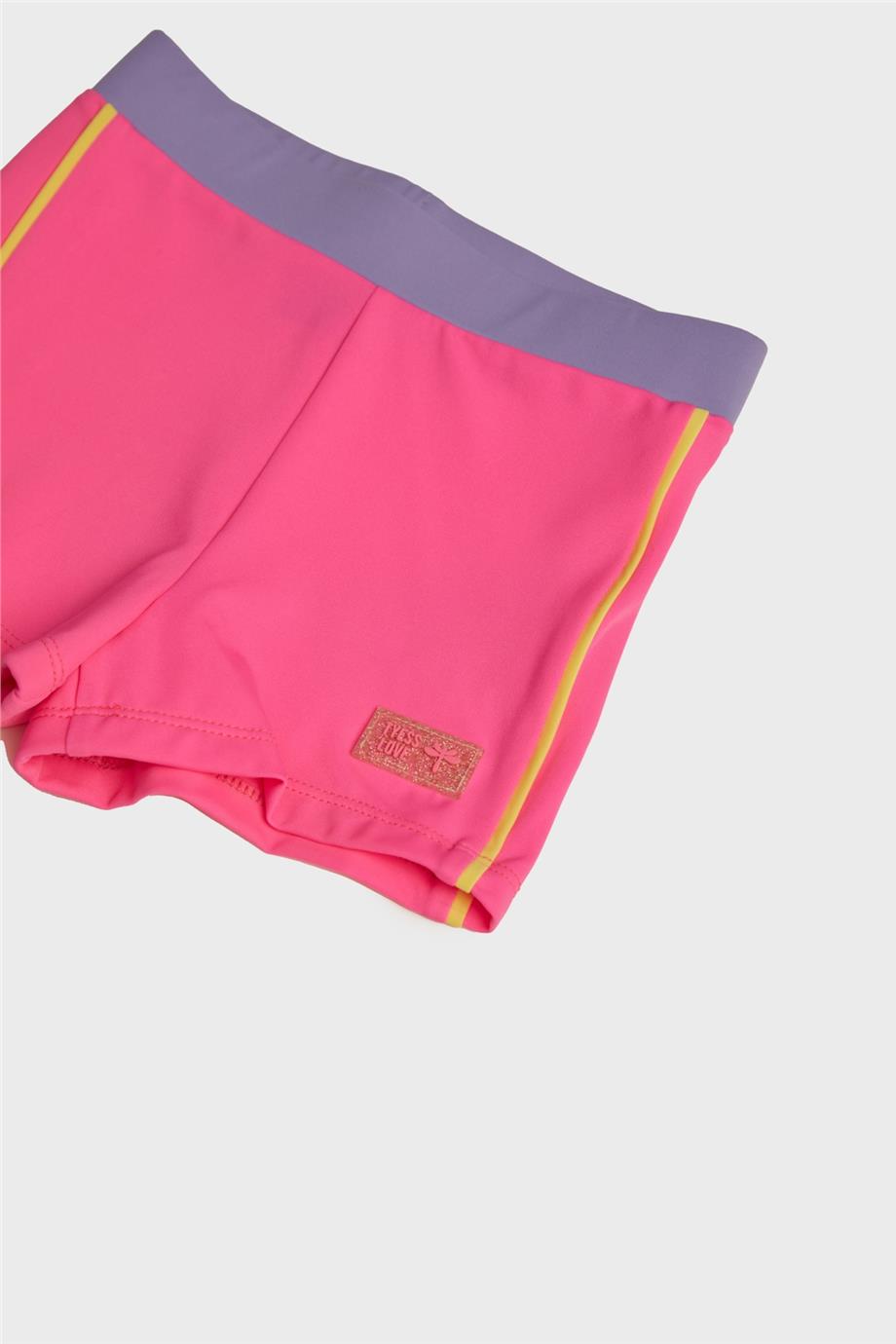 Tyess Kız Çocuk Pembe Bikini Altı görsel 3