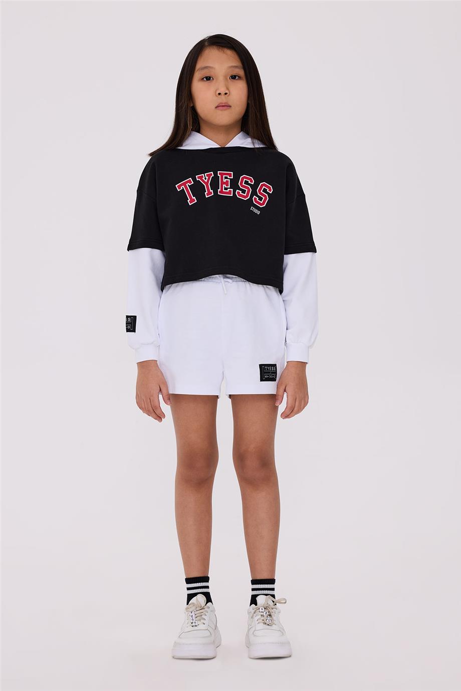 Tyess Kız Çocuk Renkli Sweatshirt