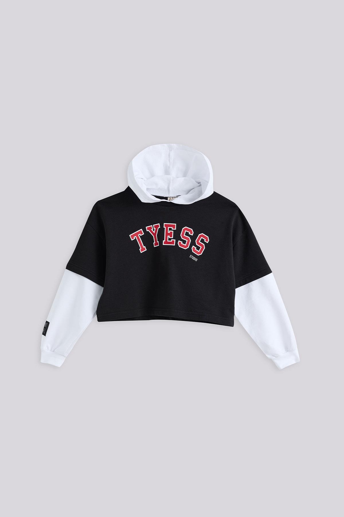 Tyess Kız Çocuk Renkli Sweatshirt görsel 5