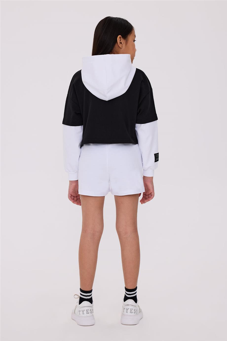Tyess Kız Çocuk Renkli Sweatshirt görsel 4