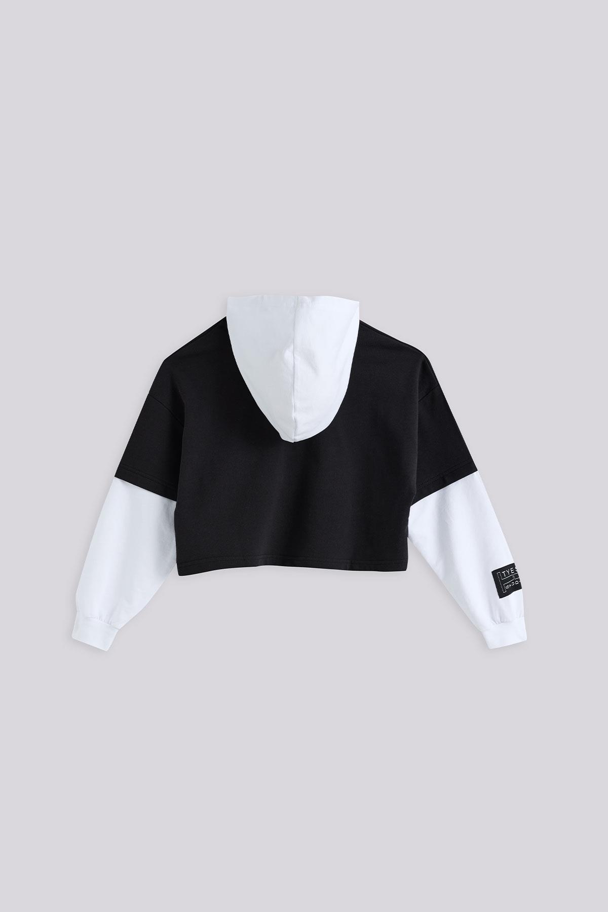 Tyess Kız Çocuk Renkli Sweatshirt görsel 6