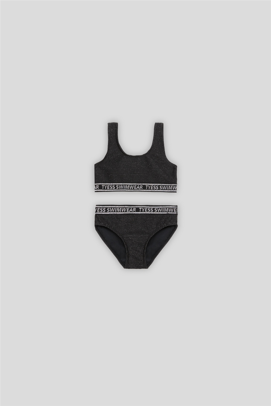 Tyess Kız Çocuk Siyah Bikini
