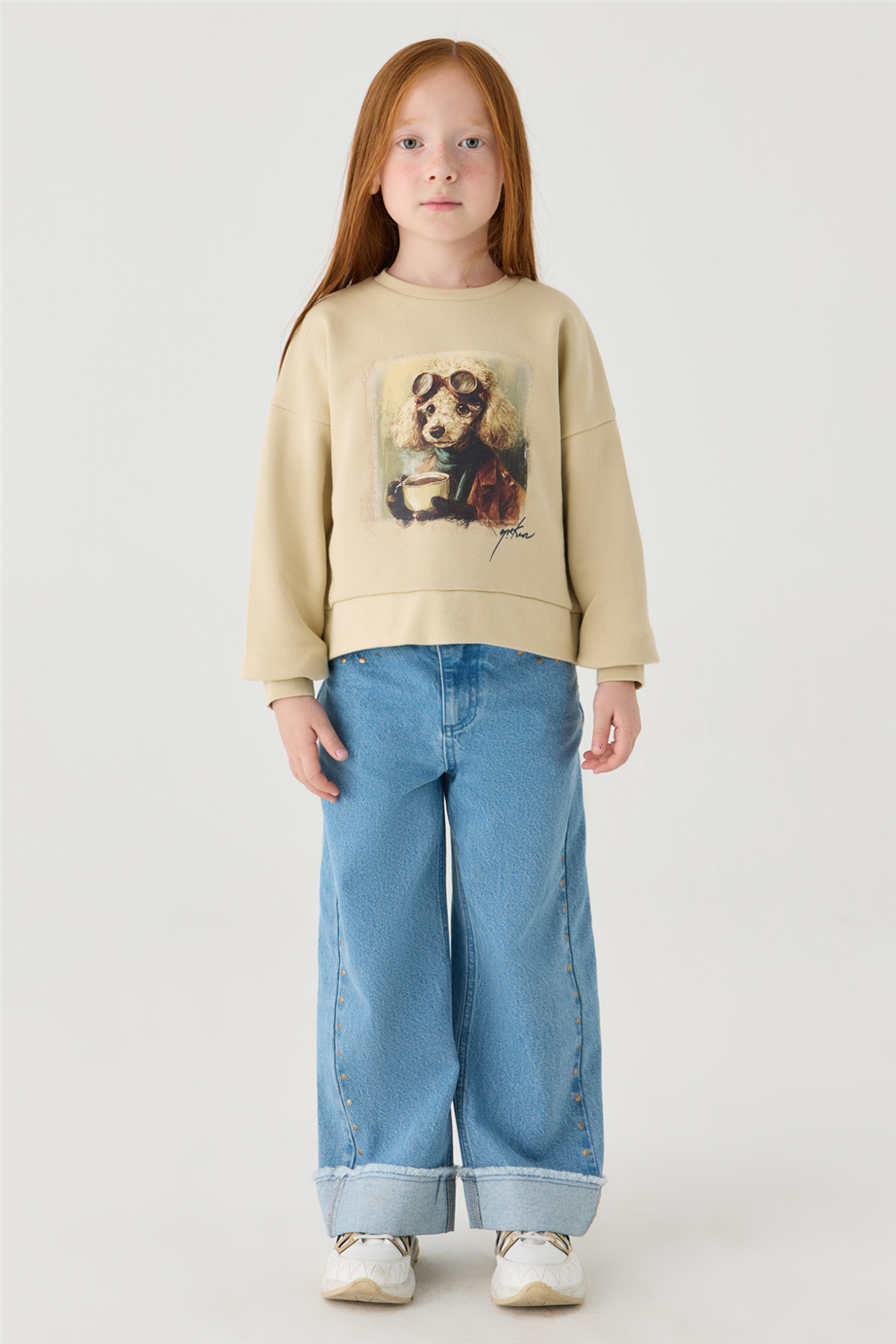Tyess Ayşe Kıran Özel Tasarım Kız Çocuk Sweatshirt