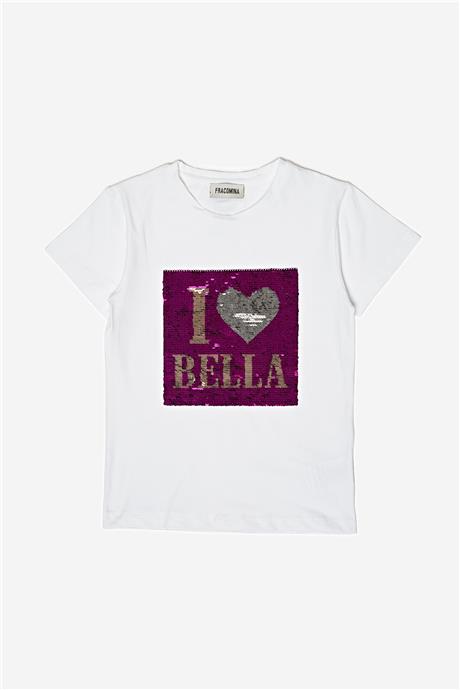 Fracomina Kız Çocuk Beyaz T-Shirt