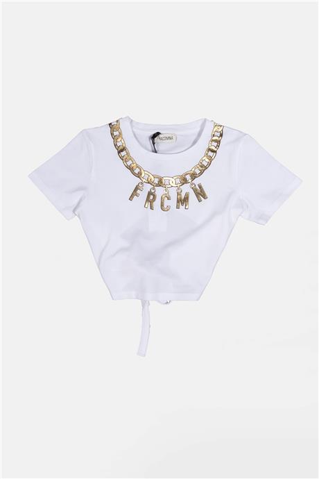 Fracomina Kız Çocuk Beyaz T-Shirt