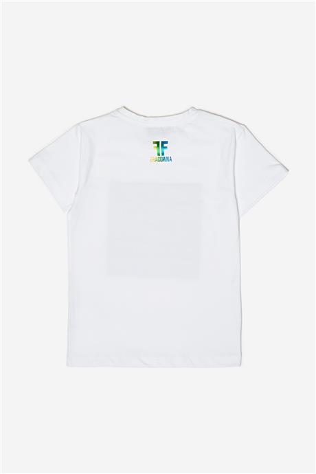 Fracomina Kız Çocuk Beyaz T-Shirt