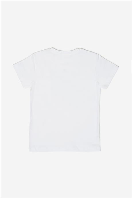 Fracomina Kız Çocuk Beyaz T-Shirt