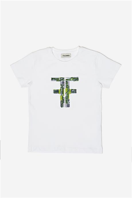 Fracomina Kız Çocuk Beyaz T-Shirt