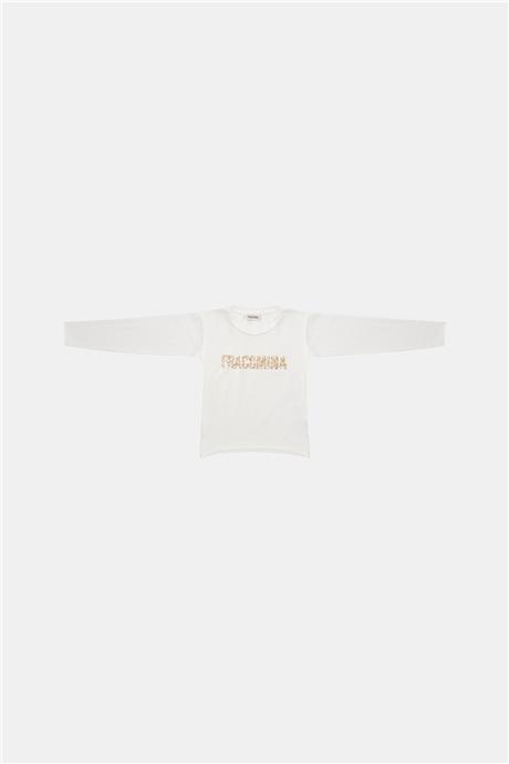 Fracomina Kız Çocuk Beyaz Tshirt