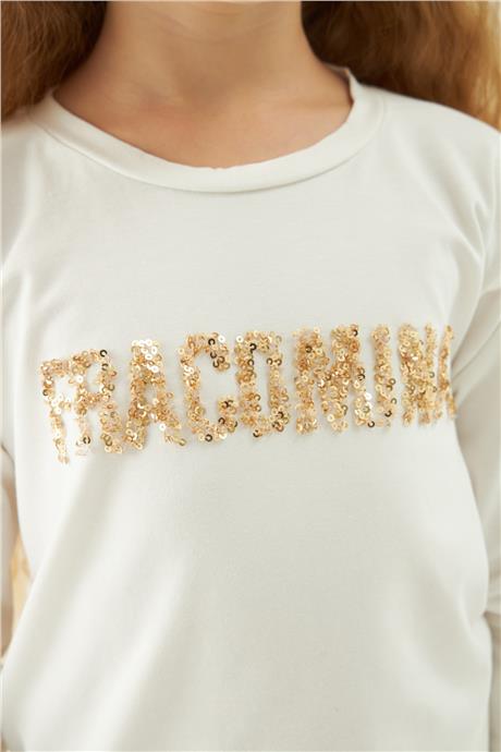 Fracomina Kız Çocuk Beyaz Tshirt