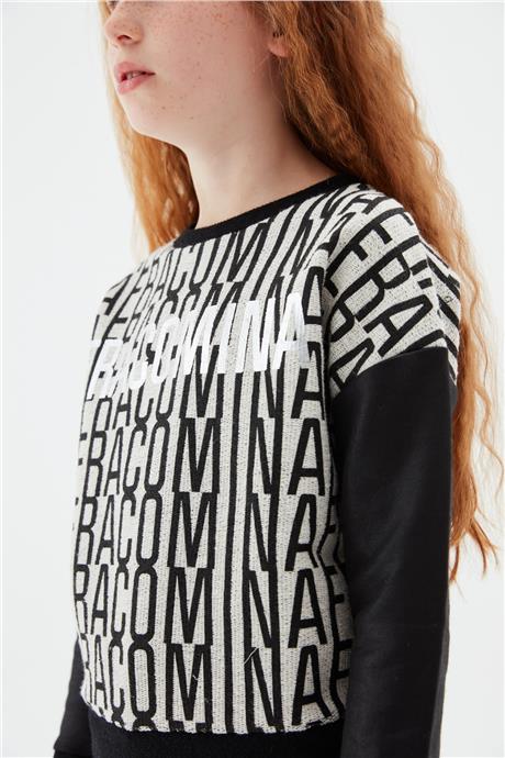 Fracomina Kız Çocuk Kırık Beyaz Sweatshirt