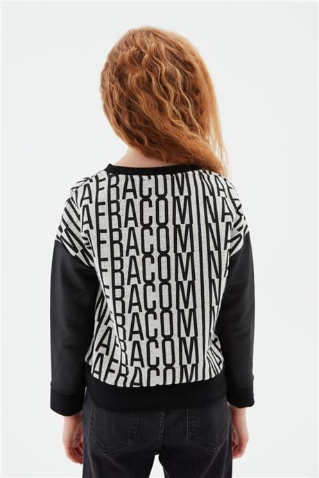 Fracomina Kız Çocuk Kırık Beyaz Sweatshirt
