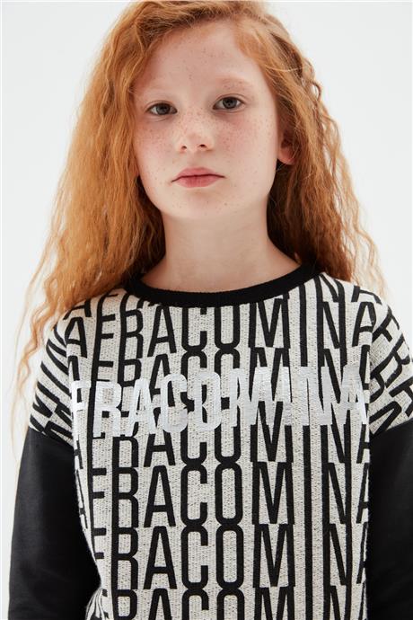 Fracomina Kız Çocuk Kırık Beyaz Sweatshirt