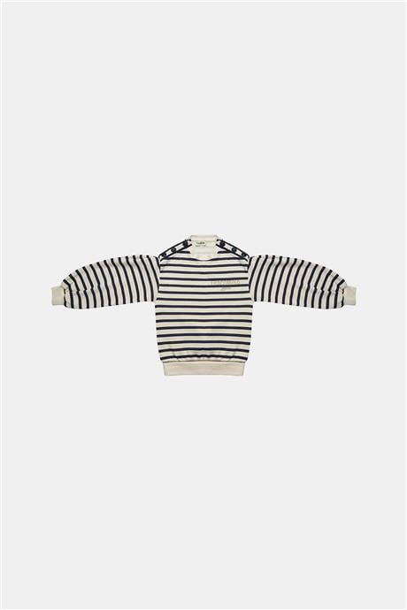 Fracomina Kız Çocuk Kırık Beyaz Sweatshirt