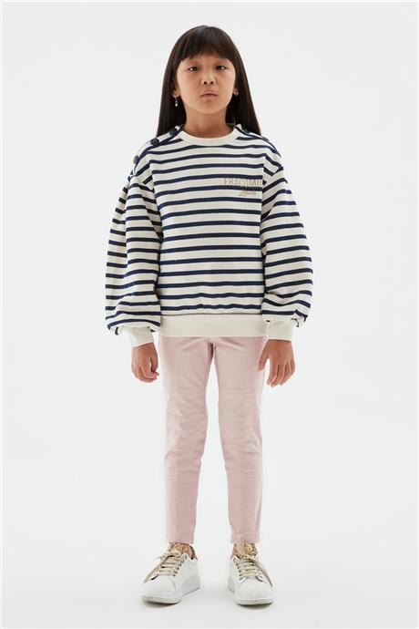 Fracomina Kız Çocuk Kırık Beyaz Sweatshirt