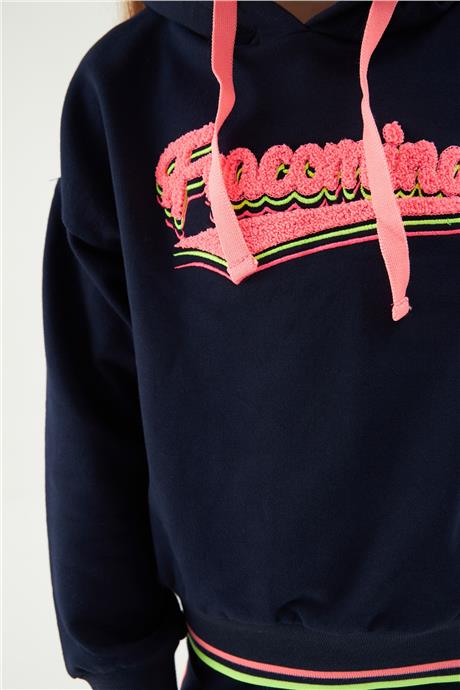 Fracomina Kız Çocuk Lacivert Sweatshirt