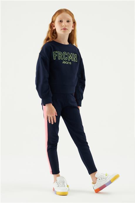 Fracomina Kız Çocuk Lacivert Sweatshirt