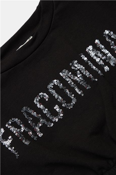 Fracomina Kız Çocuk Siyah Sweatshirt