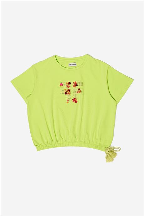 Fracomina Kız Çocuk Yeşil T-Shirt
