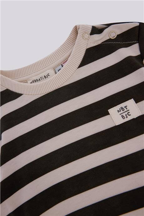 Gb Baby Basic Erkek Bebek Çizgili TshirtGb Baby Basic Erkek Bebek Çizgili Tshirt