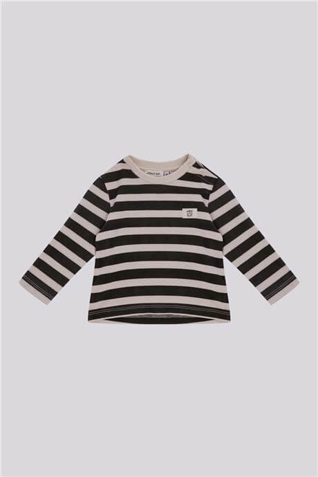 Gb Baby Basic Erkek Bebek Çizgili TshirtGb Baby Basic Erkek Bebek Çizgili Tshirt