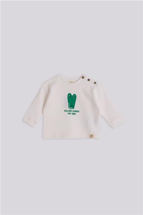 Gb Baby Basic Erkek Bebek Ekru Eşofman TakımıGb Baby Basic Erkek Bebek Ekru Eşofman Takımı
