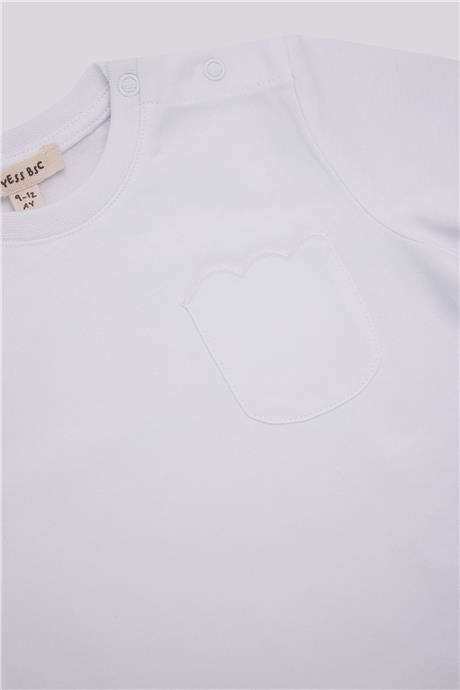 Gb Baby Basic Kız Bebek Beyaz TshirtGb Baby Basic Kız Bebek Beyaz Tshirt