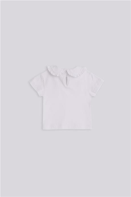 Gb Baby Basic Kız Bebek Beyaz TshirtGb Baby Basic Kız Bebek Beyaz Tshirt